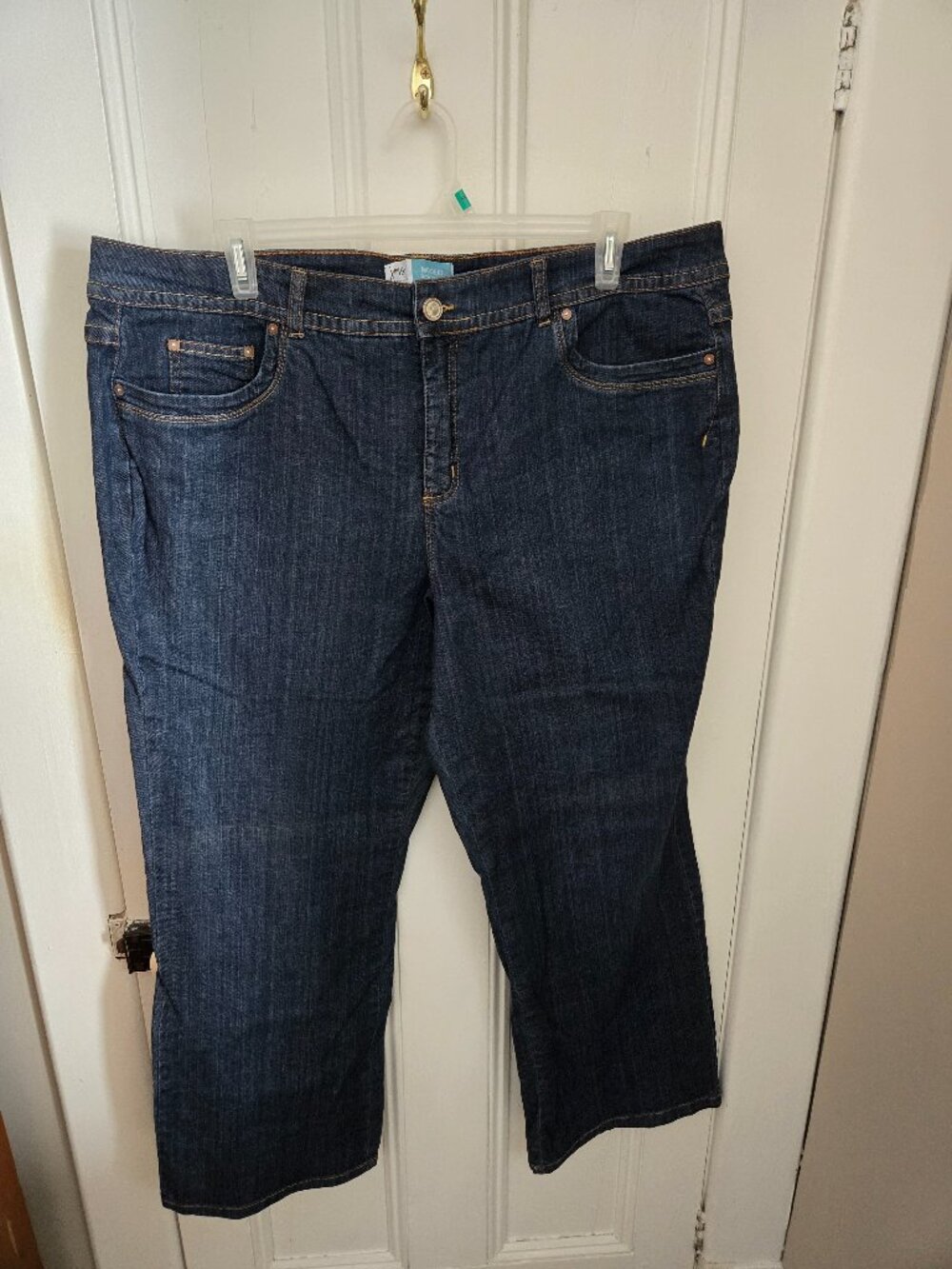 Just My Size 24W 5-Pocket Boot-Cut Jeans - Picture 2 of 7